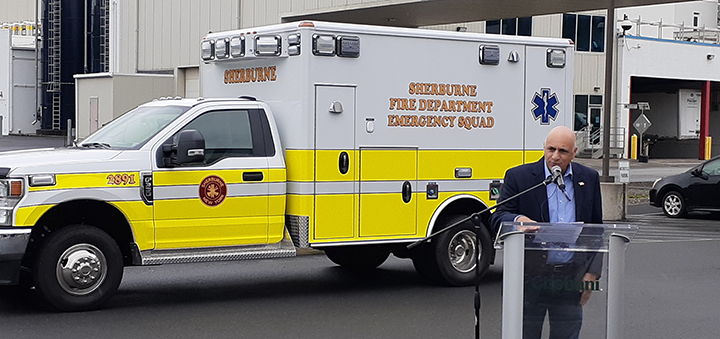 Chobani gifts $150,000 ambulance to Sherburne EMS